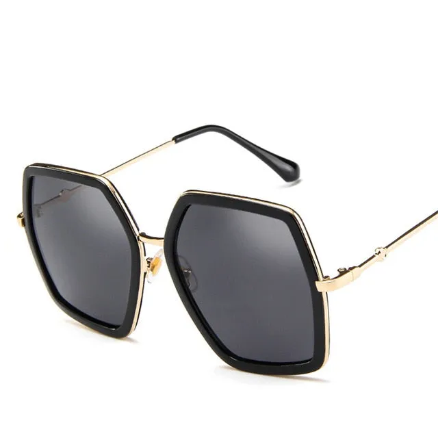 Oversized Square RBG Designer Female Shades