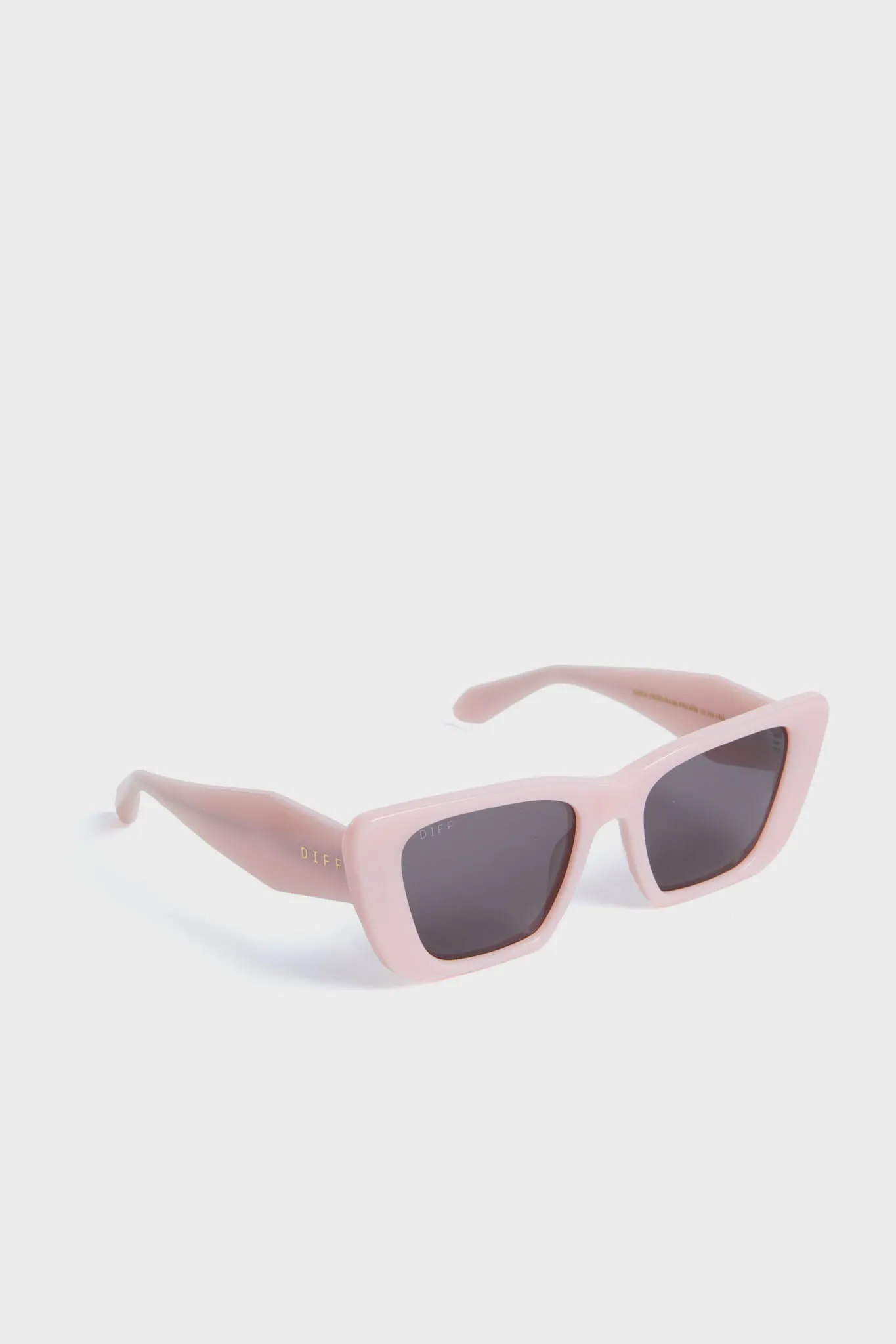 Pink Velvet and Grey Aura Sunglasses