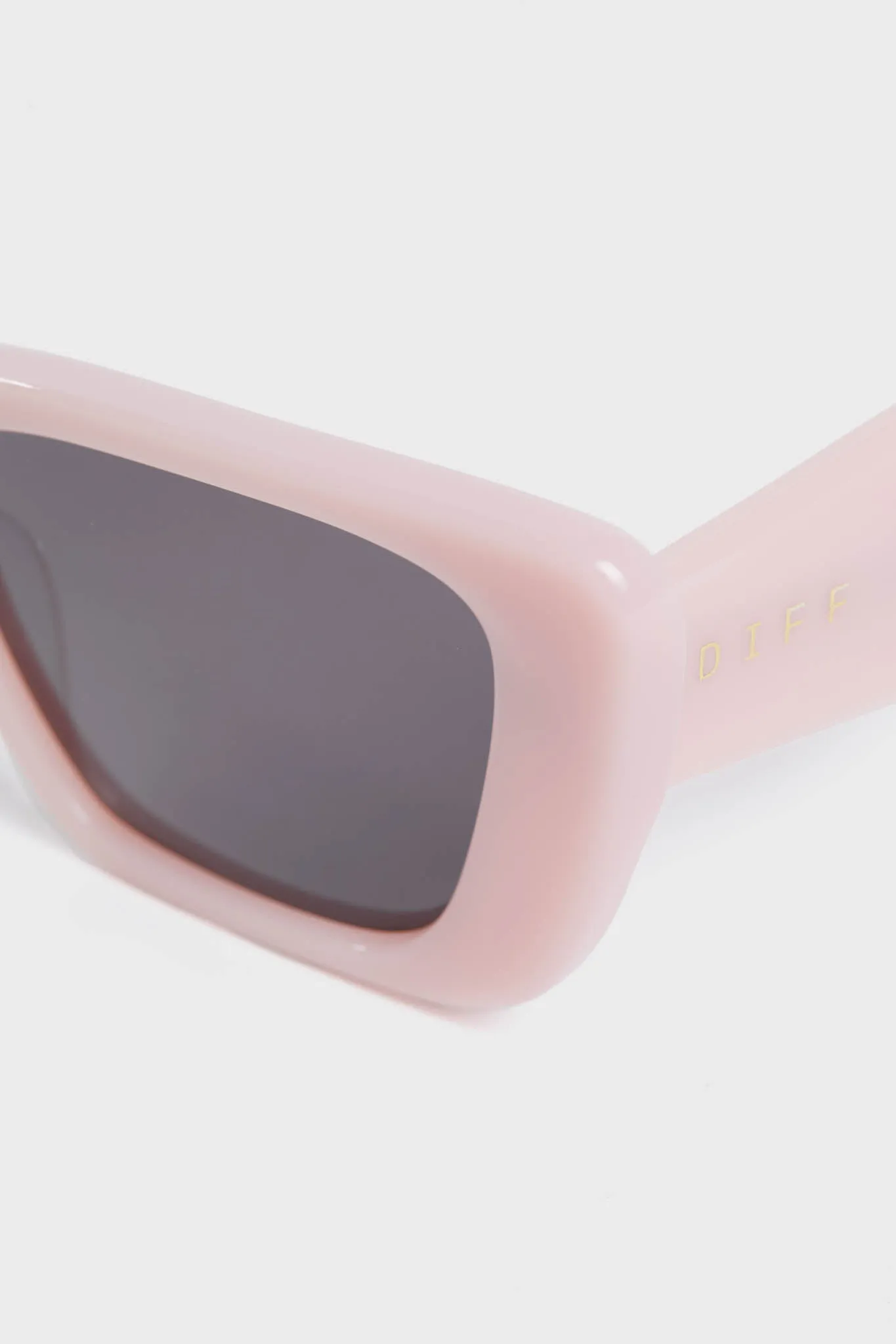 Pink Velvet and Grey Aura Sunglasses