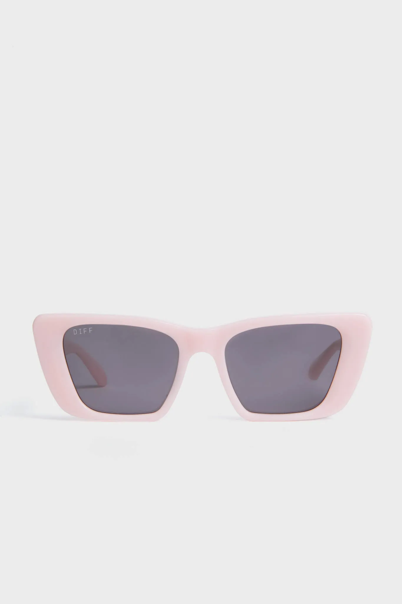 Pink Velvet and Grey Aura Sunglasses