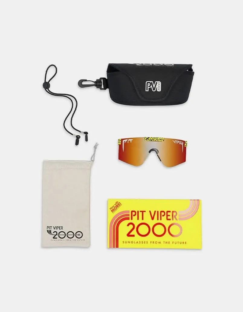 Pit Viper Carnivore 2000 Z87  Sunglasses - Rainbow Mirror
