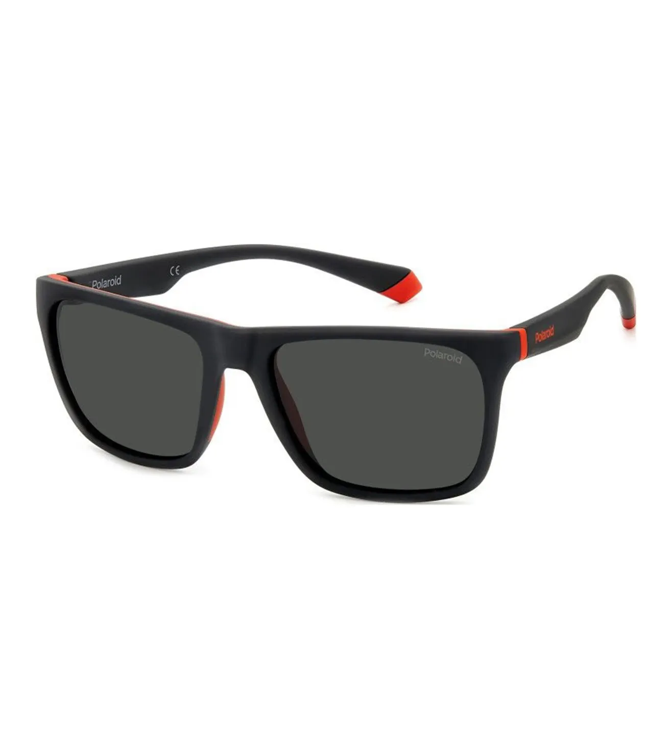 Polaroid Unisex Grey Squrare Sunglass