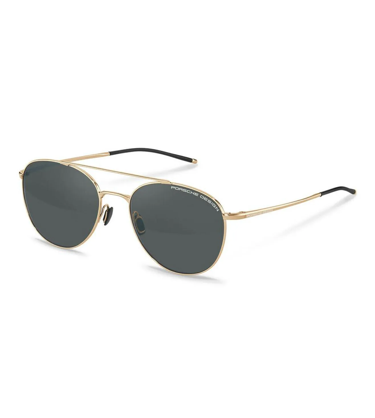 Porsche Design Unisex Grey Polarized Aviator Sunglasses