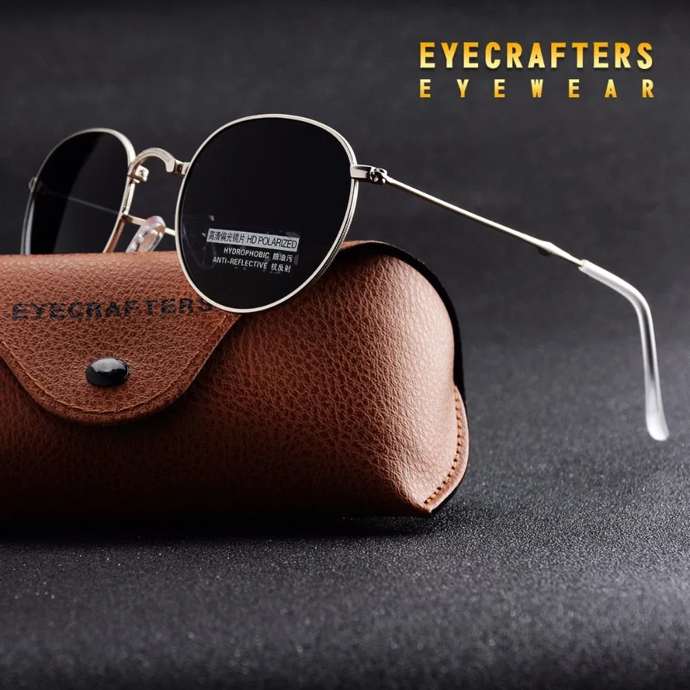 Portable  Retro Vintage Driving Mirrored Unisex Sunglasses