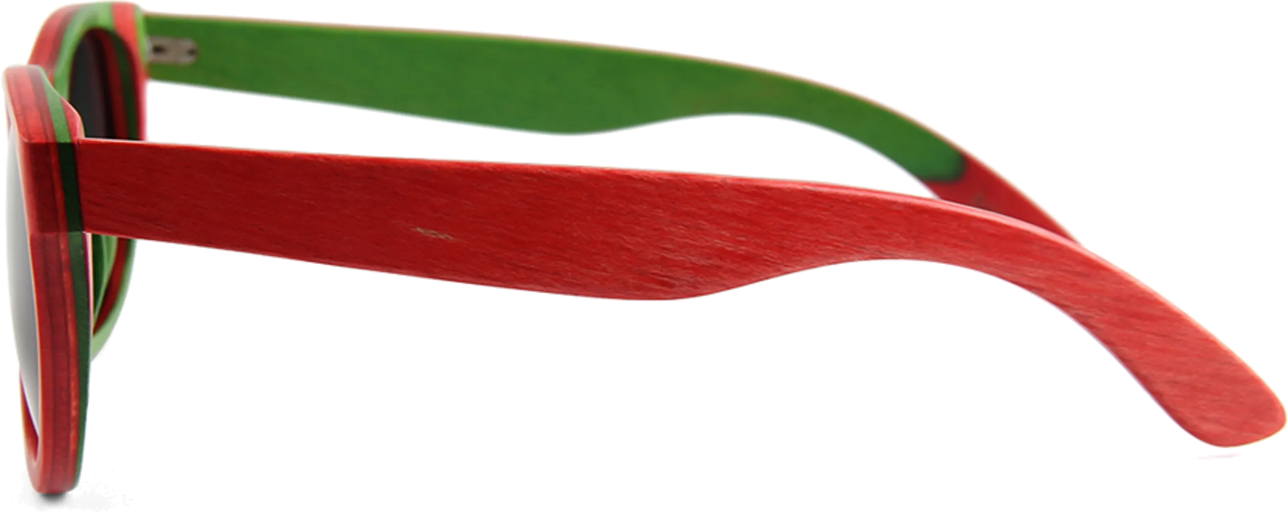 Recycled Skatedeck Bluntslide Red Sunglasses by WUDN
