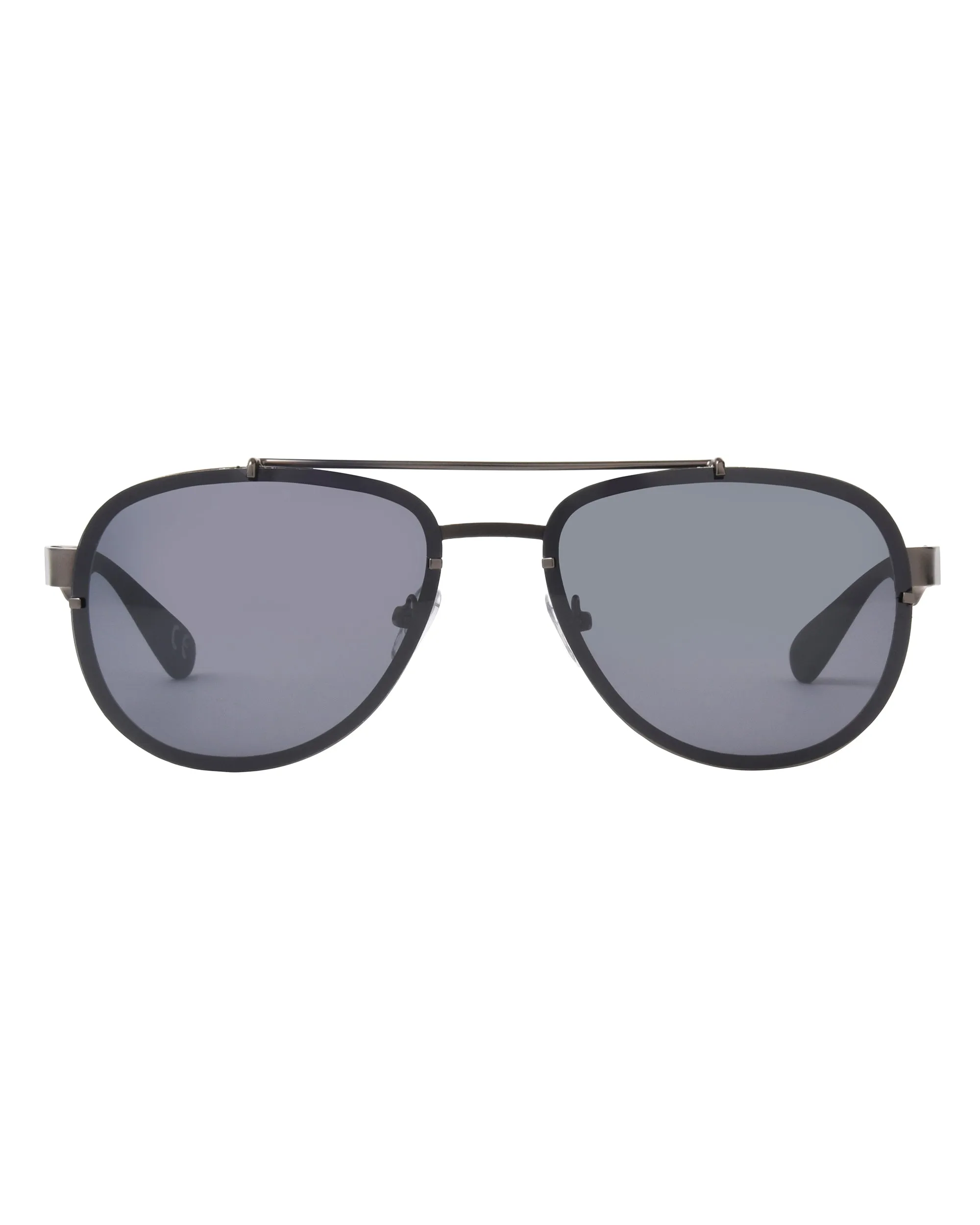 Rush Polarized Aviator Sunglasses - Gunmetal/Black