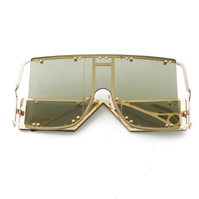 Ryn- Oversized Rimless Sunglasses