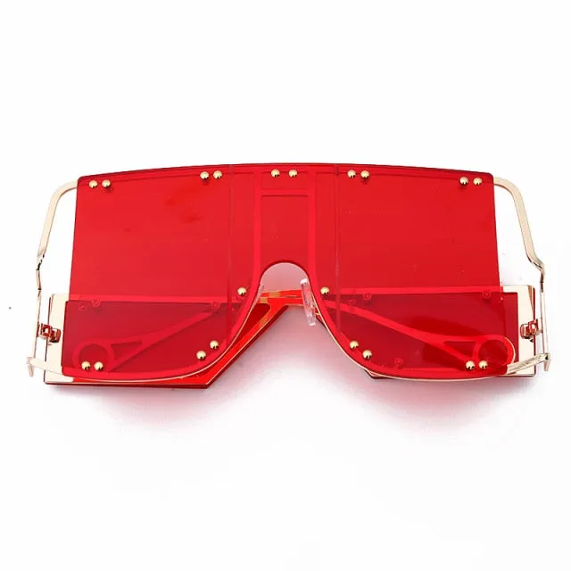 Ryn- Oversized Rimless Sunglasses