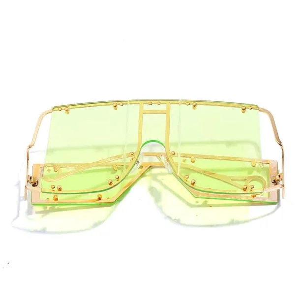 Ryn- Oversized Rimless Sunglasses