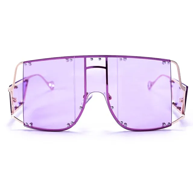 Ryn- Oversized Rimless Sunglasses