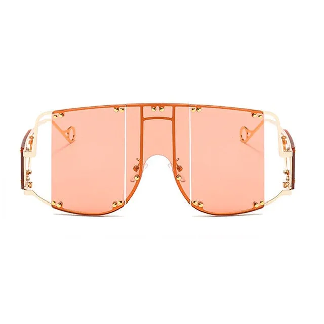Ryn- Oversized Rimless Sunglasses