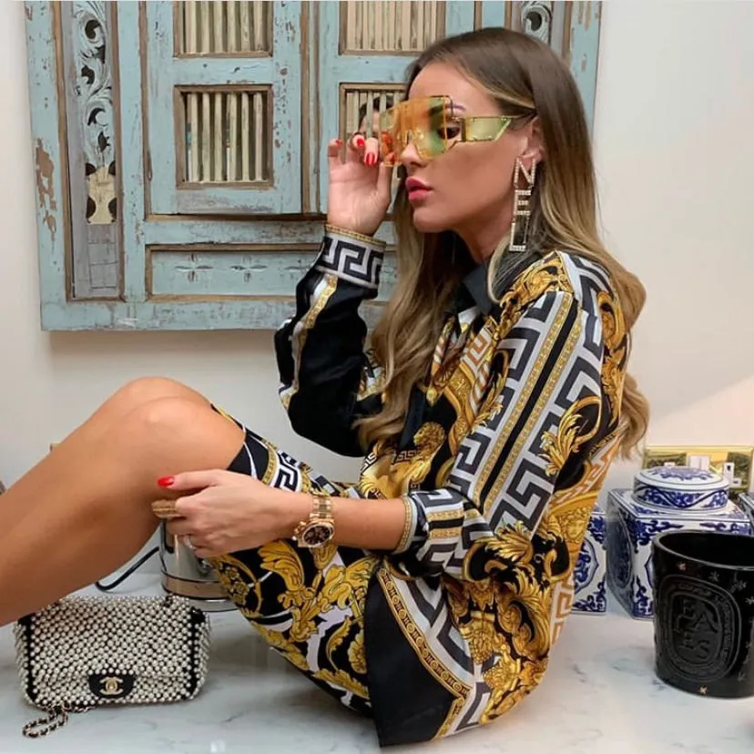 Ryn- Oversized Rimless Sunglasses