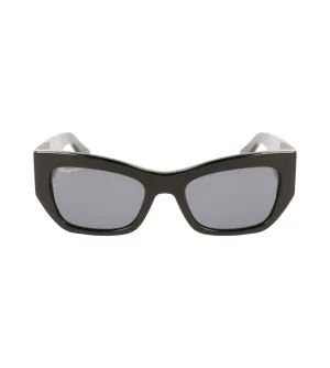 Salvatore Ferragamo Women's Grey Rectangular Sunglasses