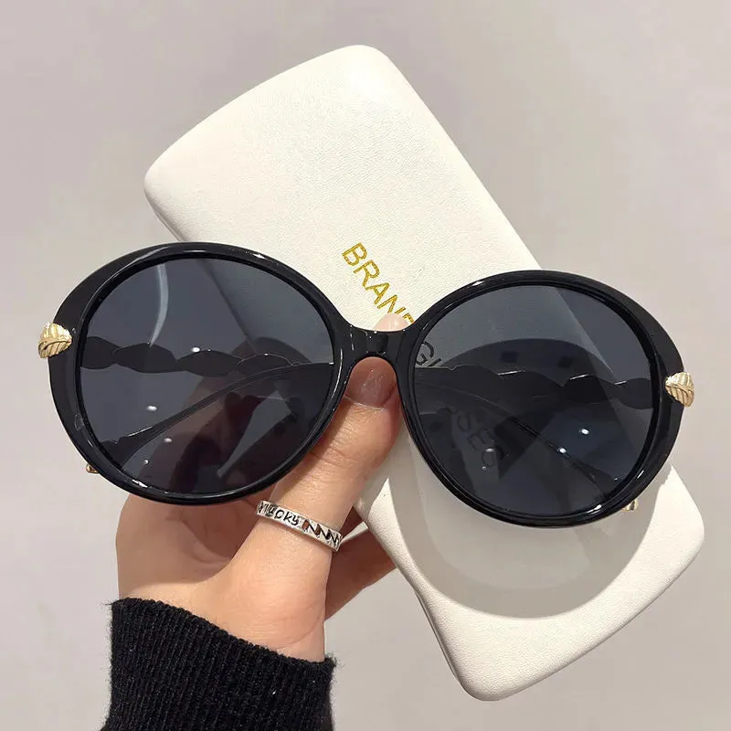 Shania's Round Sunglasses Oversized Vintage Shades
