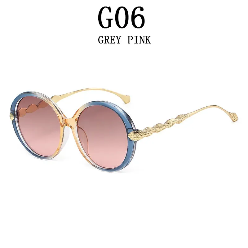 Shania's Round Sunglasses Oversized Vintage Shades
