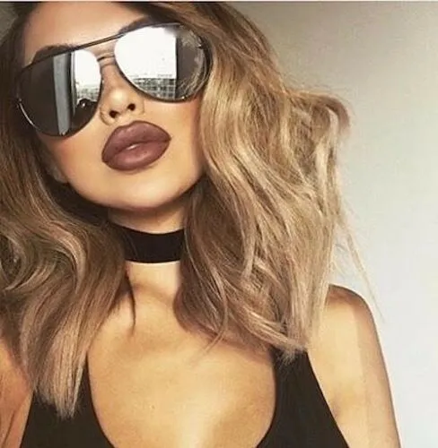 Silver Aviator Oversized Shield Mirror Polarized Sunglasses