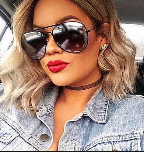 Silver Aviator Oversized Shield Mirror Polarized Sunglasses