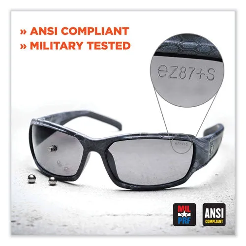 Skullerz Odin Safety Glasses, Matte Black Nylon Impact Frame, Polarized Smoke Polycarbonate Lens, Ships In 1-3 Business Days