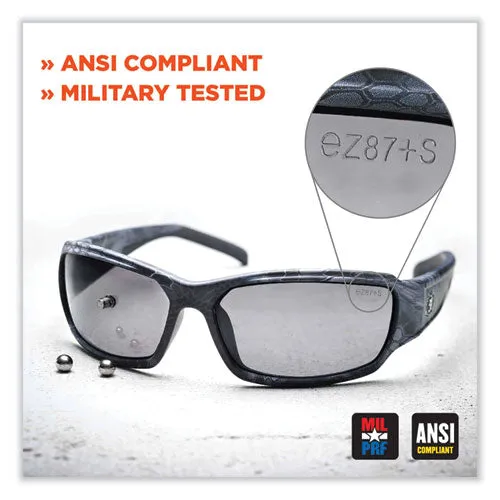 Skullerz Thor Safety Glasses, Black Nylon Impact Frame, Polarized Smoke Polycarbonate Lens, Ships In 1-3 Business Days
