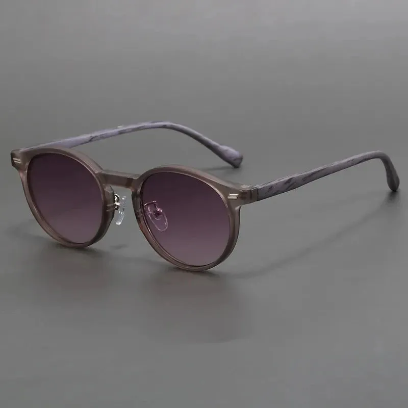 Sleek UV400 Circle Sunglasses