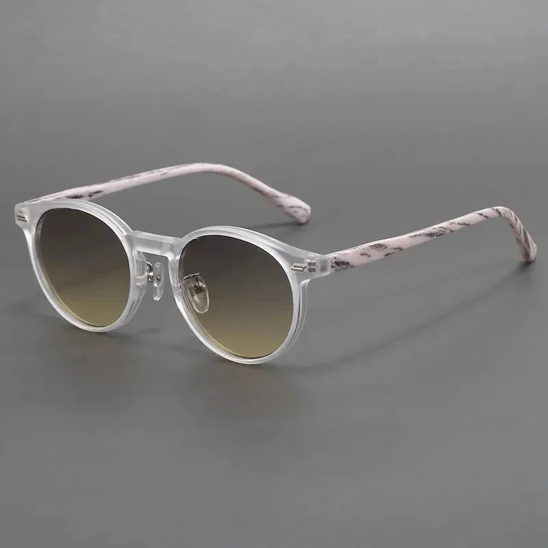 Sleek UV400 Circle Sunglasses