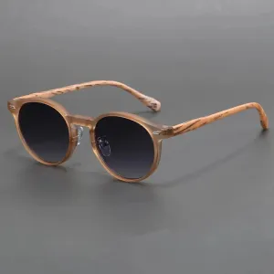 Sleek UV400 Circle Sunglasses