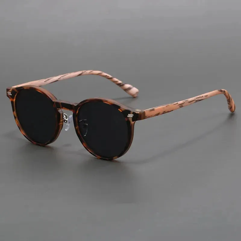 Sleek UV400 Circle Sunglasses