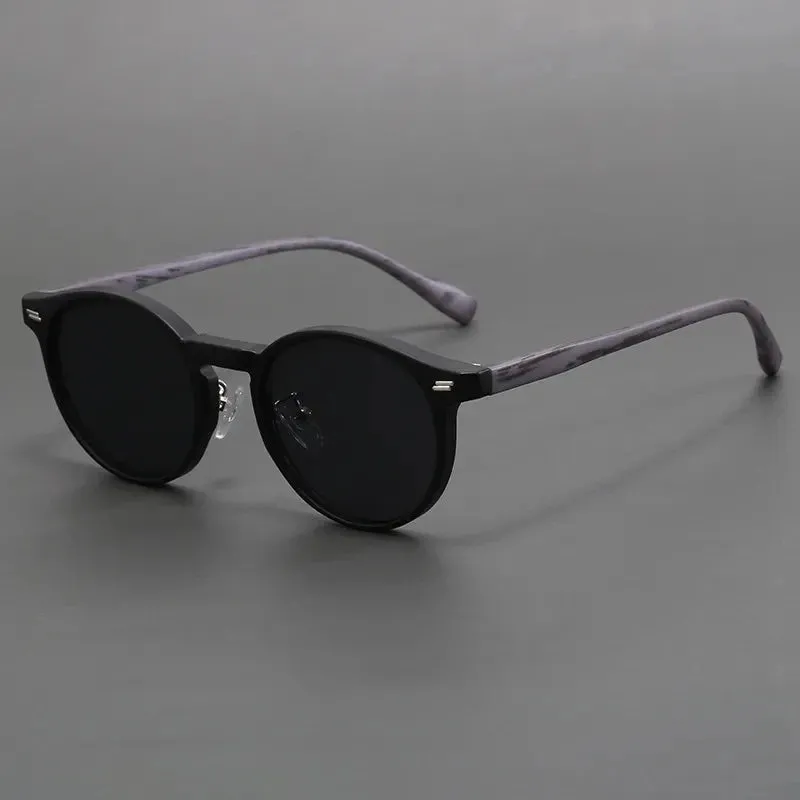 Sleek UV400 Circle Sunglasses