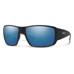 Smith Guide's Choice Sunglass Matte Black/ChromaPop Polarized Blue Mirror