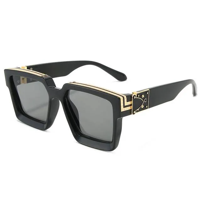 Spill Your Tea Retro Square Sunglasses
