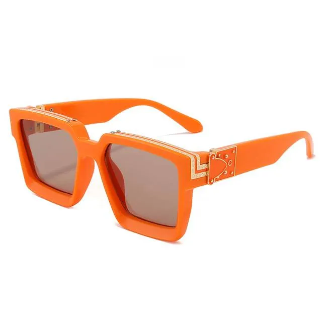 Spill Your Tea Retro Square Sunglasses