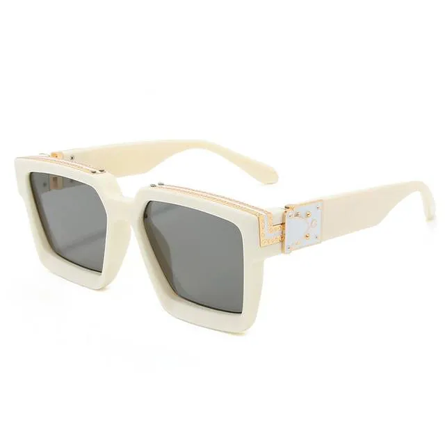 Spill Your Tea Retro Square Sunglasses