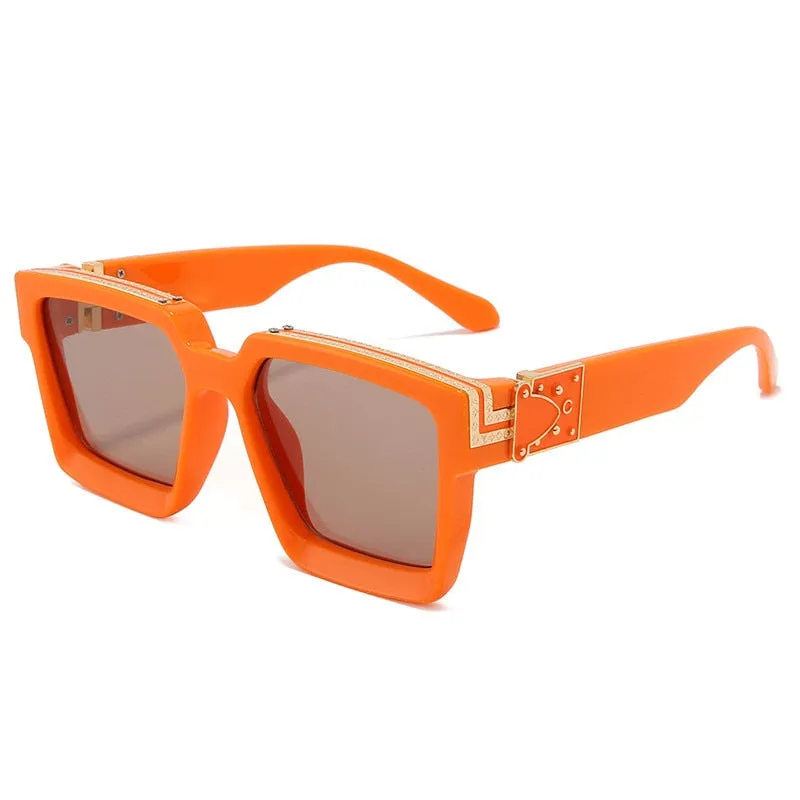Spill Your Tea Retro Square Sunglasses