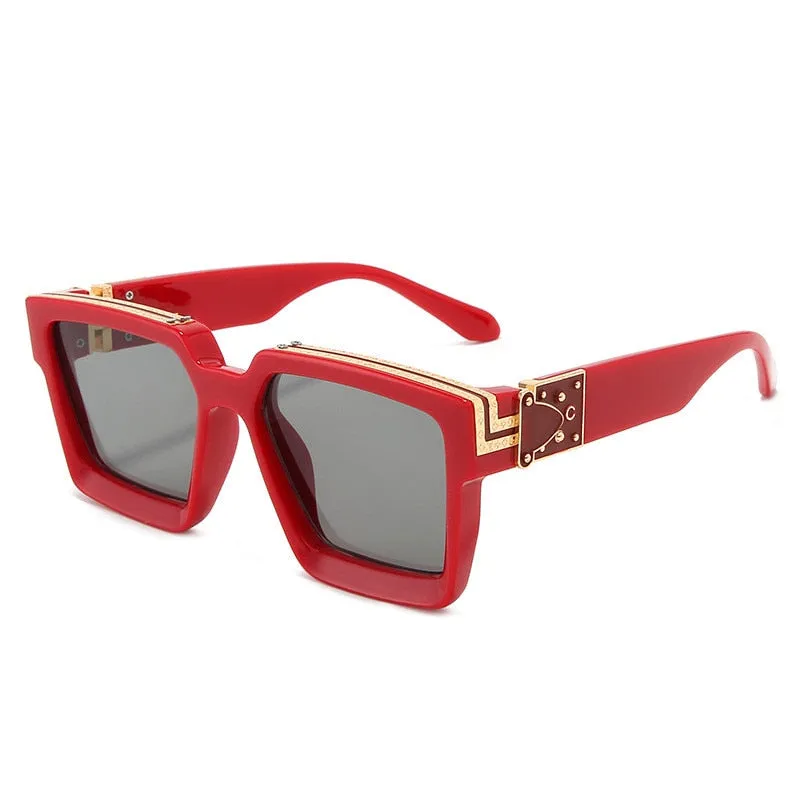 Spill Your Tea Retro Square Sunglasses