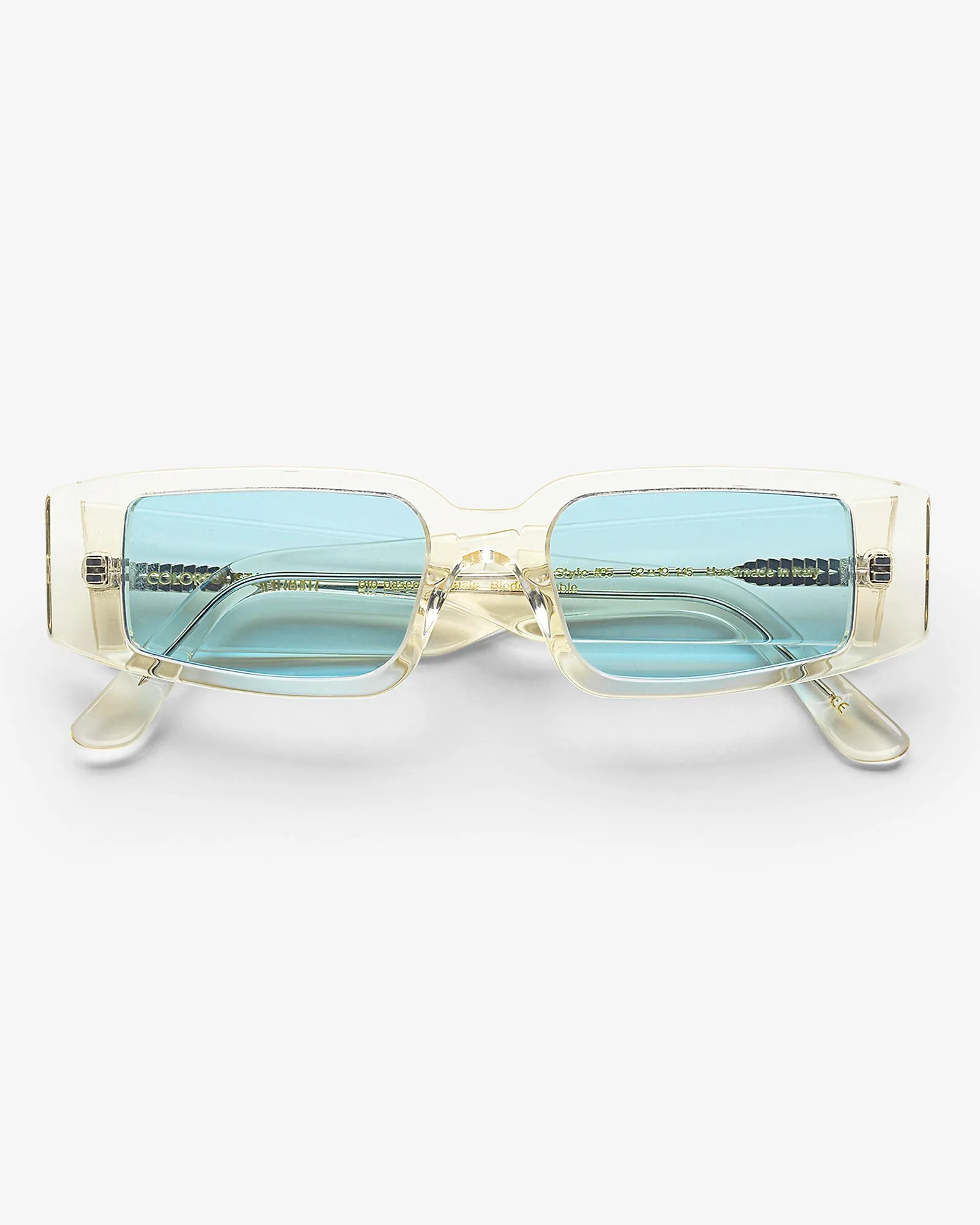 Sunglass 05 - Soft Yellow - Blue