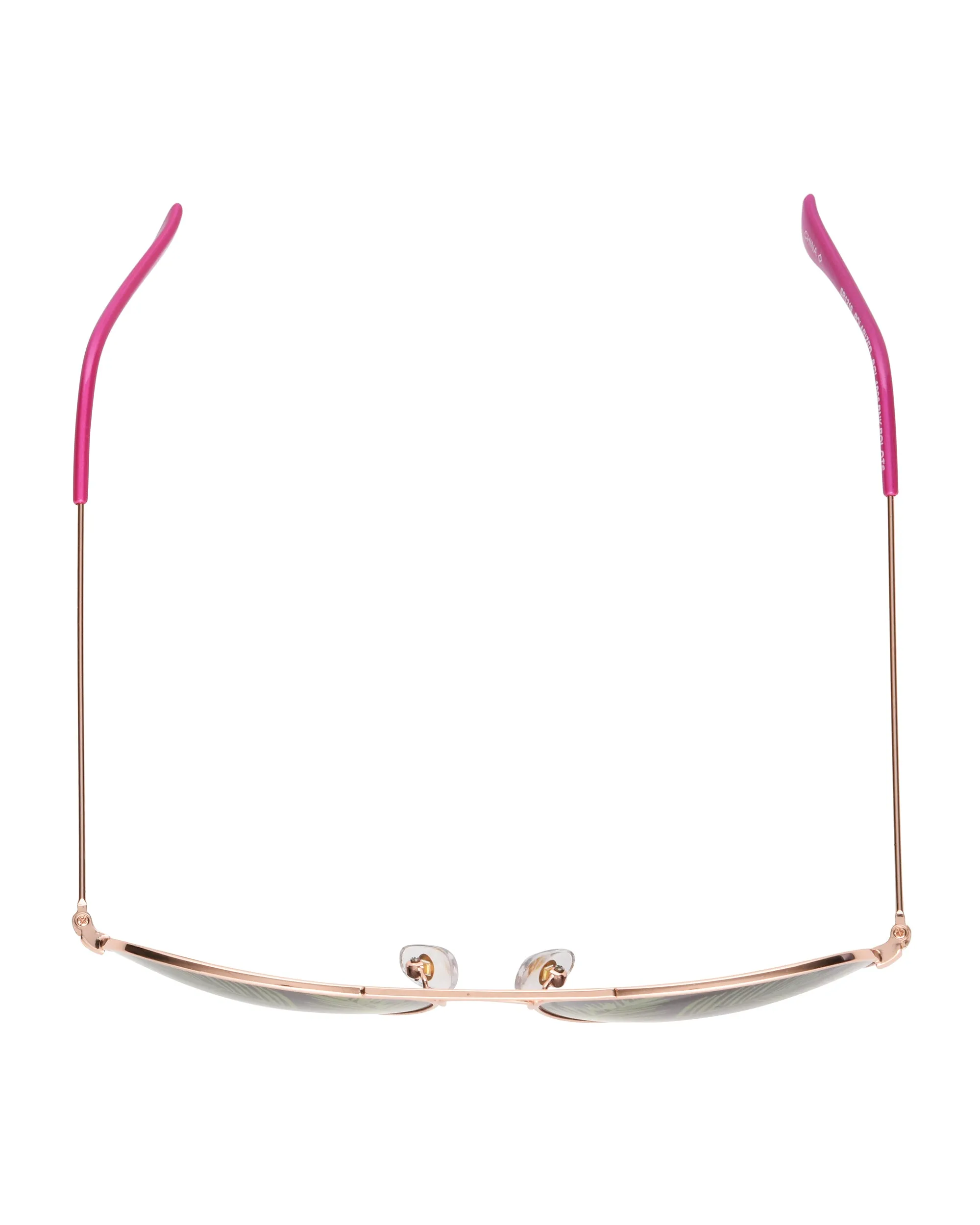 Tahiti Polarized Aviator Sunglasses - Rose Gold/Pink Pearl
