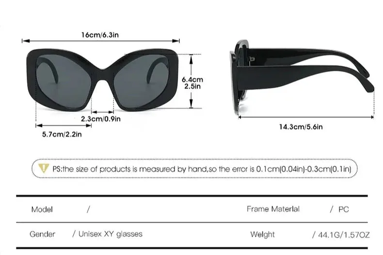 TEEK - Modern Cat Eye Oversized Shades
