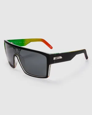 UNIT Command Sunglasses - Rasta Polarised