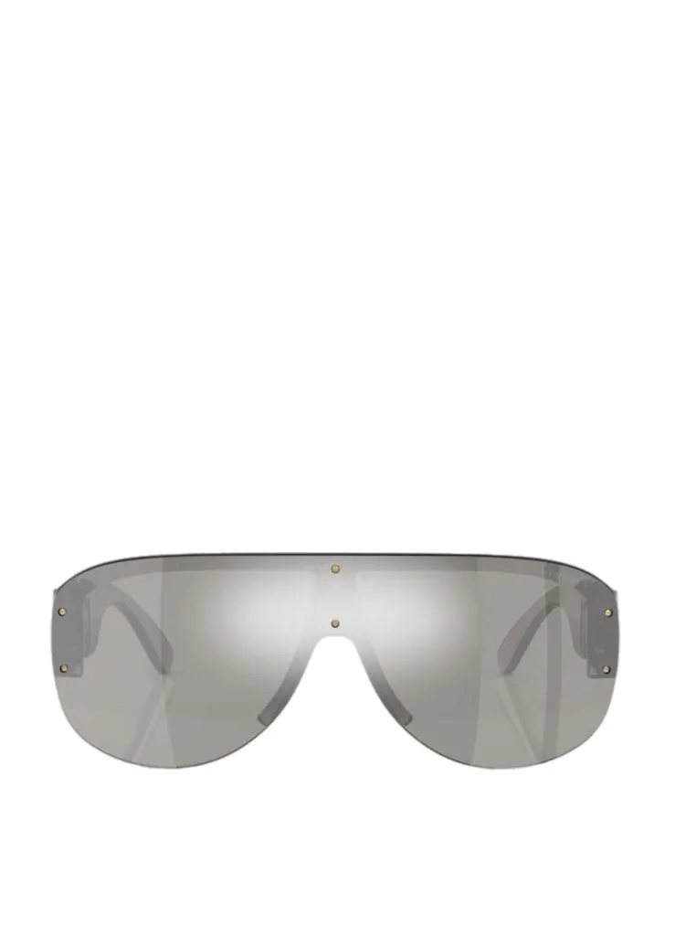 Versace Eyewear Oversized Visor Sunglasses