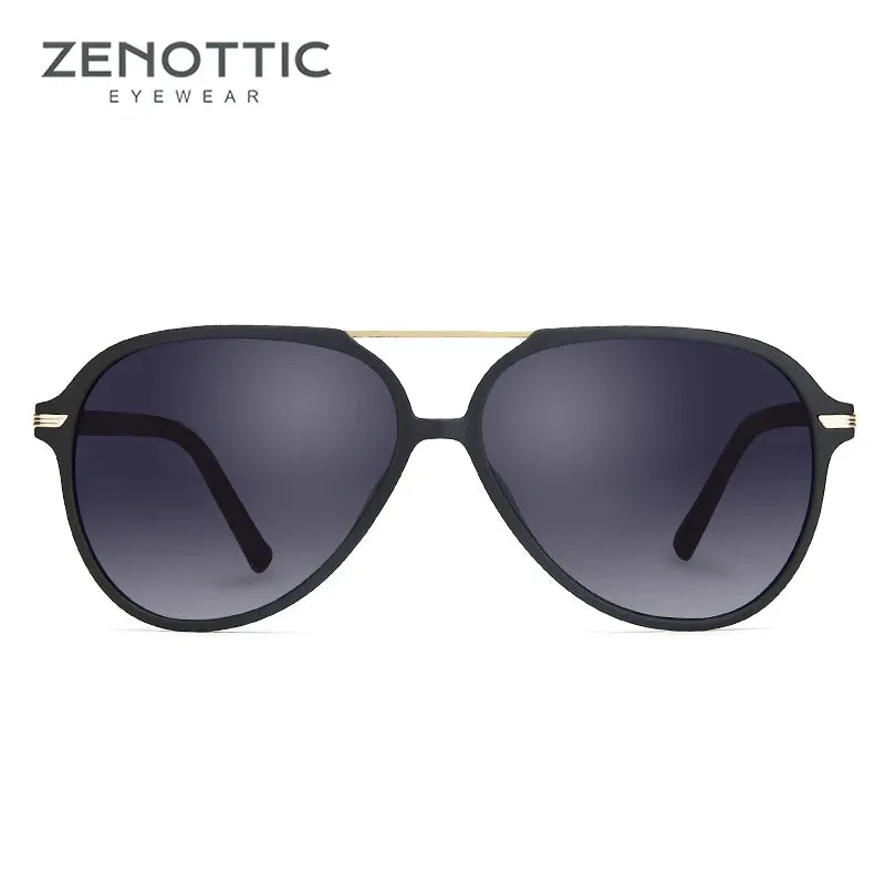 ZENOTTIC Aviator Polarized Sunglasses: Retro Style, Oversized Elegance, UV400 Protection