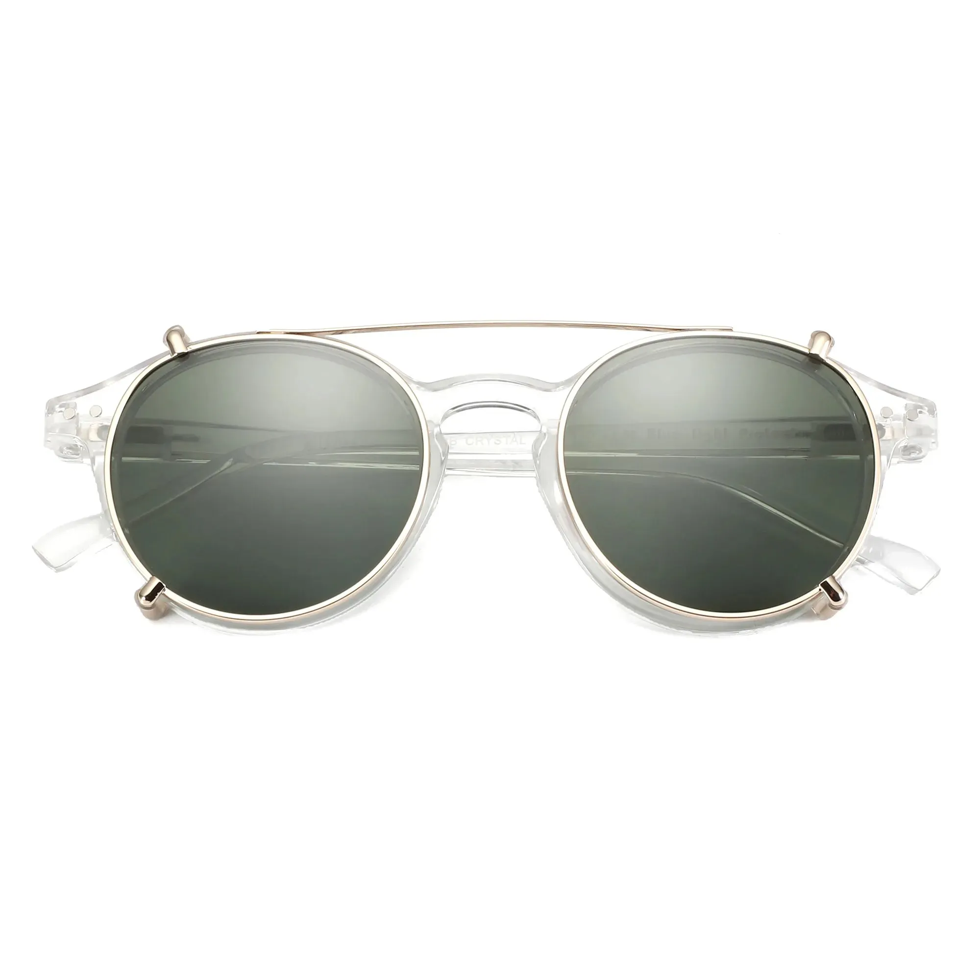 ZENOTTIC Steampunk Style Clip on Sunglasses