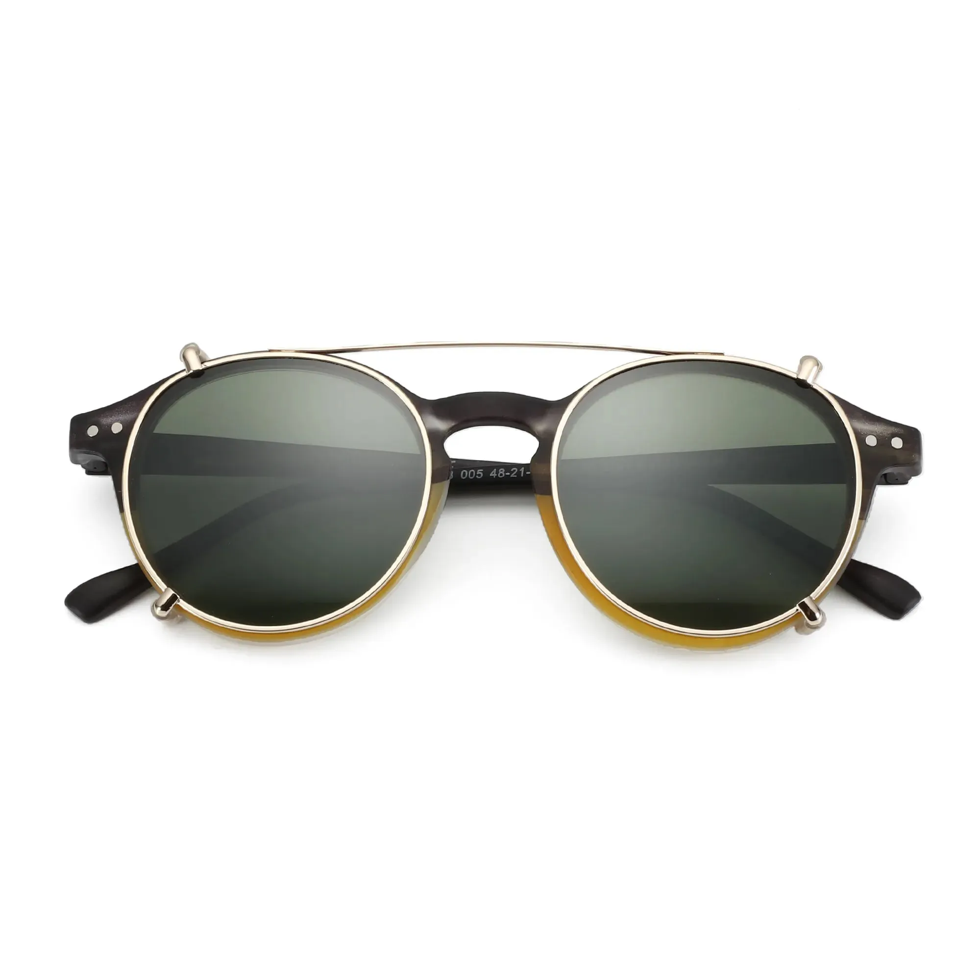 ZENOTTIC Steampunk Style Clip on Sunglasses