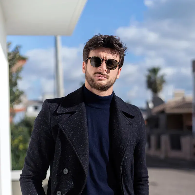 ZENOTTIC Steampunk Style Clip on Sunglasses
