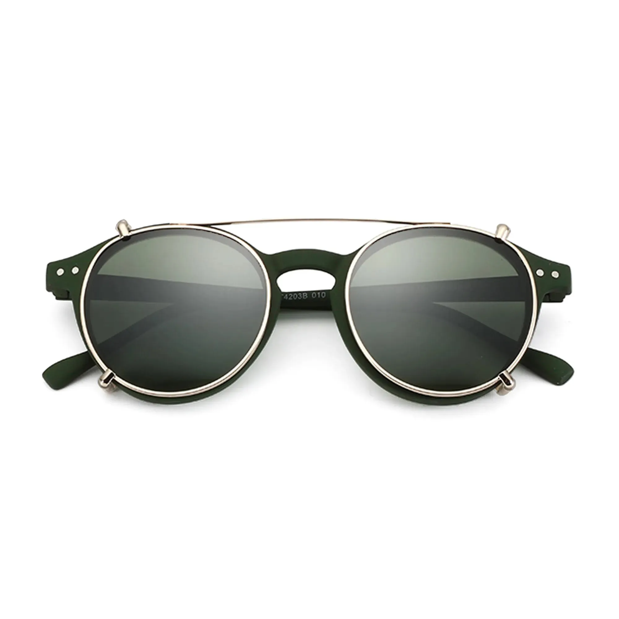 ZENOTTIC Steampunk Style Clip on Sunglasses