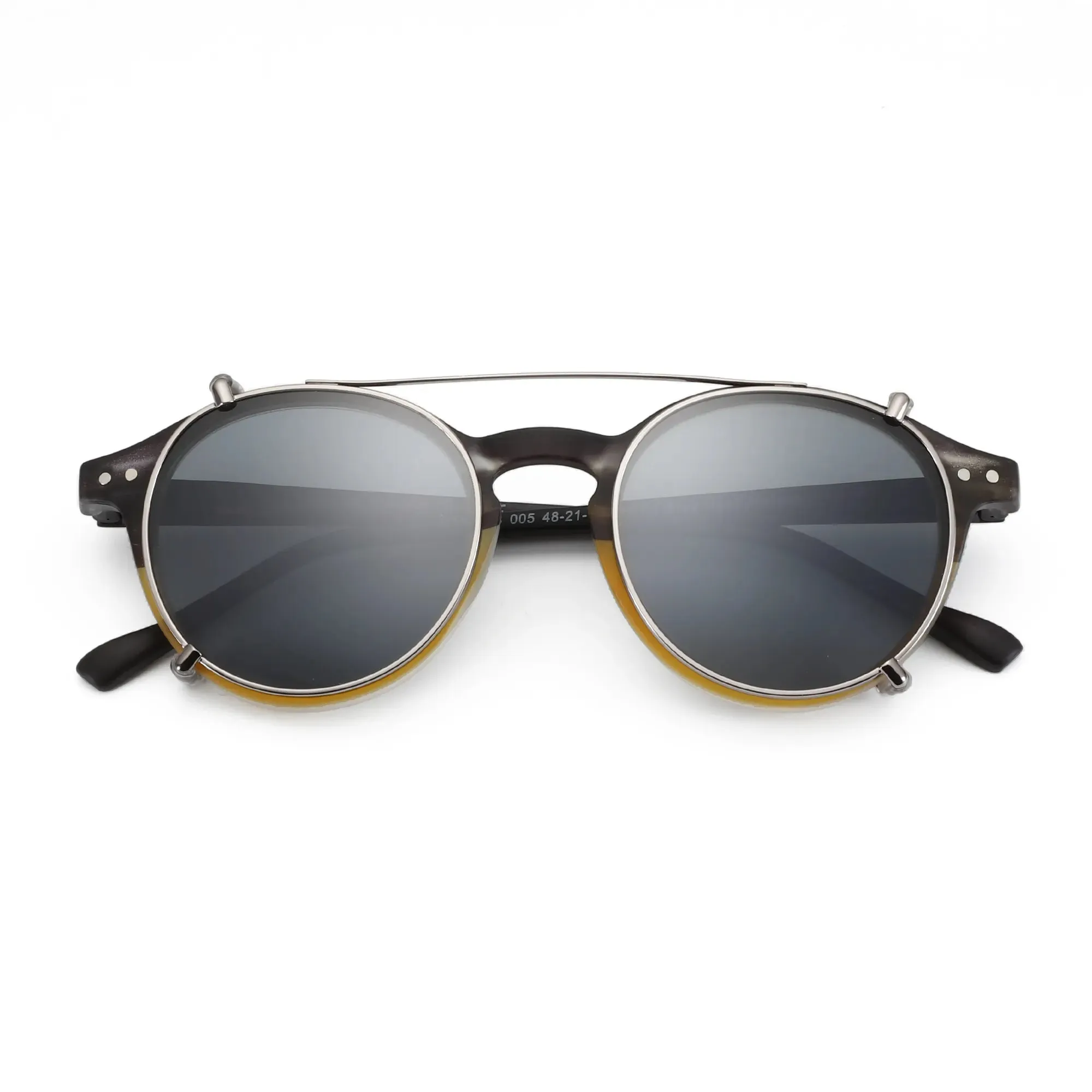 ZENOTTIC Steampunk Style Clip on Sunglasses